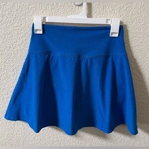 Beyond Yoga Size Small Spacedye Tiebreaker Blue Active Skort Soft Pocketless
